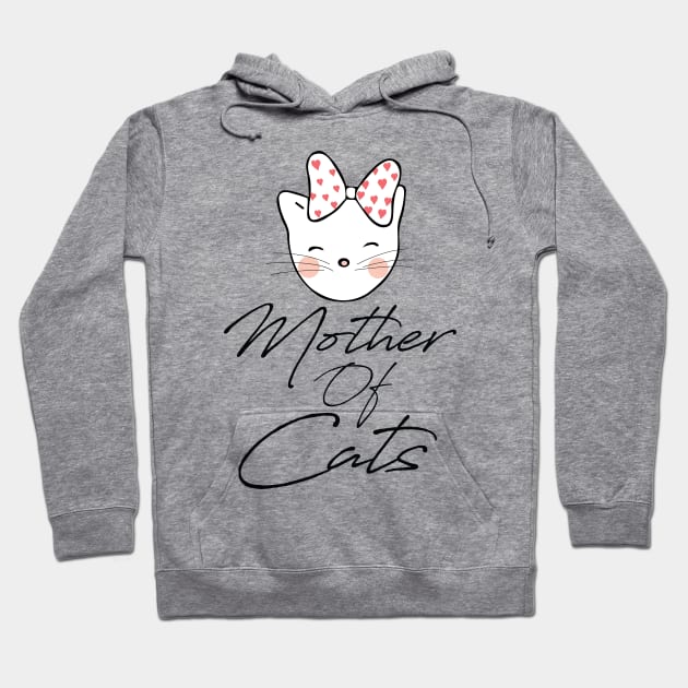 Mother Of Cats Hoodie by teestore_24